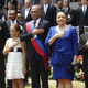 President Martelly and family (Getty Images)